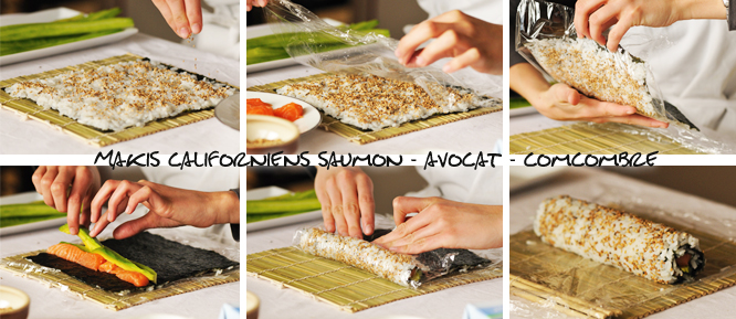 ☆ Recette Sushi Maki galette de riz - crevettes - avocat - concombre (sans  algue) - Recettes asiatiques & Restaurants asiatiques ☆ Asie360