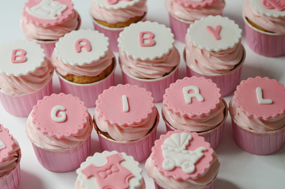 Cupcakes Girly Pour Une Baby Shower Sans Gluten Sunny Delices